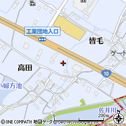福岡県豊前市高田492周辺の地図