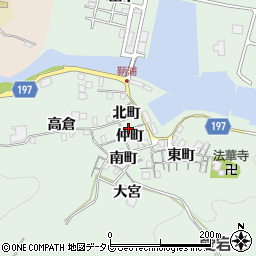 徳島県海部郡海陽町鞆浦仲町61周辺の地図