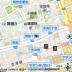 株式会社泰山　タイザンホーム天神店周辺の地図