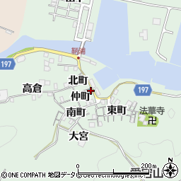 徳島県海部郡海陽町鞆浦仲町58周辺の地図
