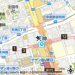 三井住友信託銀行福岡支店・福岡天神支店周辺の地図