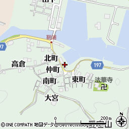 徳島県海部郡海陽町鞆浦仲町1周辺の地図