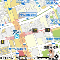 ＪＡＧフィールド株式会社福岡支店周辺の地図