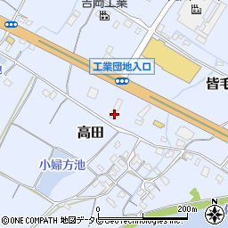 福岡県豊前市高田482周辺の地図