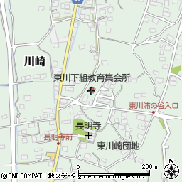 東川下組教育集会所周辺の地図