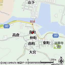 徳島県海部郡海陽町鞆浦北町周辺の地図