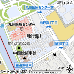 大賀薬局 九州医療センター前店周辺の地図