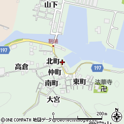 徳島県海部郡海陽町鞆浦北町5周辺の地図