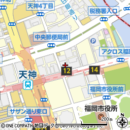 株式会社トータル保険サービス　福岡支社周辺の地図