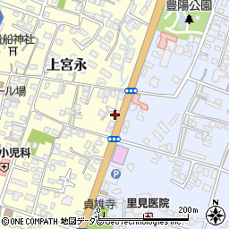 パリミキ　中津店周辺の地図