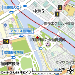 十八親和銀行博多支店 ＡＴＭ周辺の地図