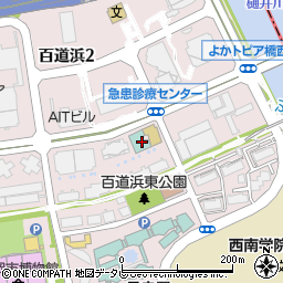 ローソン福岡百道浜一丁目店周辺の地図