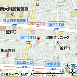 福岡県美容生活衛生同業組合周辺の地図