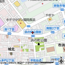 人手不足 長浜店周辺の地図