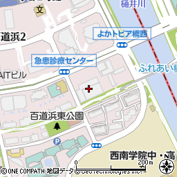福岡市医師会地域医療課周辺の地図