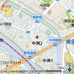 福岡県　中華総会周辺の地図