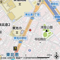 株式会社パスコ　九州本部福岡支店周辺の地図