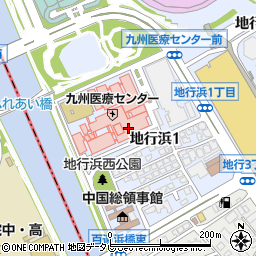 カフェ・ド・クリエ 九州医療センター周辺の地図