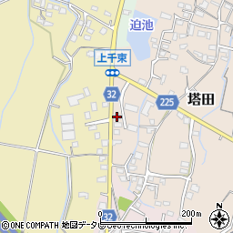 福岡県豊前市塔田112周辺の地図