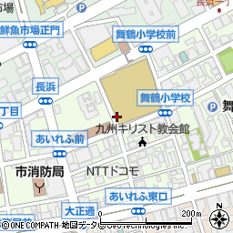 福岡市立　舞鶴小学校通級指導教室周辺の地図