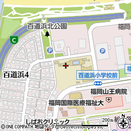 福岡市立百道浜小学校周辺の地図