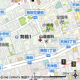 カラオケ サウンドパーク 天神親富孝通り店周辺の地図