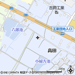 福岡県豊前市高田411周辺の地図