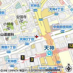 株式会社福徳不動産　福岡支店賃貸営業部周辺の地図