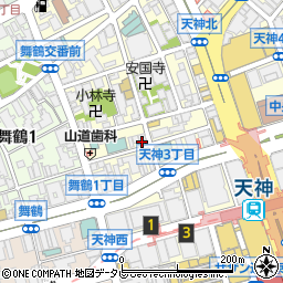 鮨・酒・肴 杉玉 天神周辺の地図