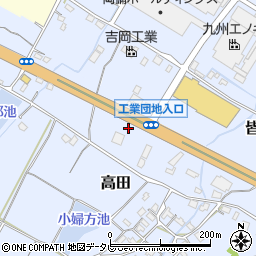 福岡県豊前市高田476周辺の地図