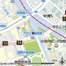 みずほ信託銀行福岡支店周辺の地図