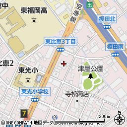 久保孝ペイント株式会社　九州営業所周辺の地図