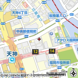有限会社福岡中央ビル周辺の地図