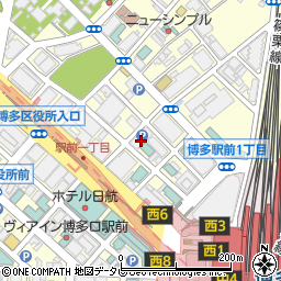 博多とよ唐亭・博多駅前１丁目店周辺の地図