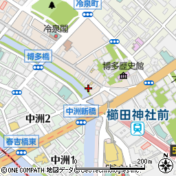 Ｈａｎａ　Ｈｏｓｔｅｌ　福岡花宿周辺の地図