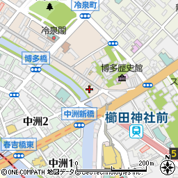 福栄組合 博多川端店周辺の地図