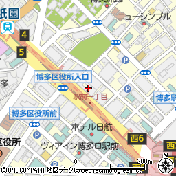 西日本シティ銀行福岡支店 ＡＴＭ周辺の地図