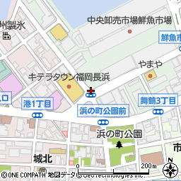 株式会社福岡市中央卸売市場鮮魚市場福岡冷蔵周辺の地図