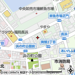 あら ふぐ料理 博多 たつみ寿司 長浜店周辺の地図