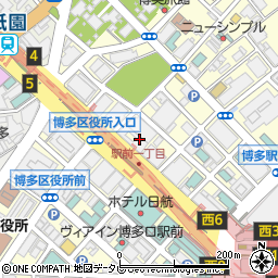 西日本シティ銀行本店営業部周辺の地図