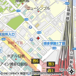 モイスティーヌ福岡サロン周辺の地図