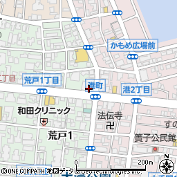 西日本シティ銀行港町支店周辺の地図