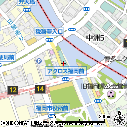 西鉄イン福岡周辺の地図