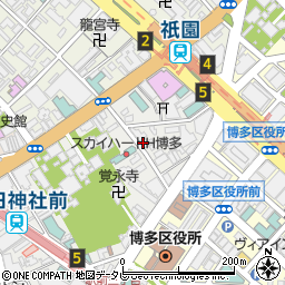 博多居酒屋 心咲周辺の地図