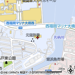日産福岡マリノア店周辺の地図