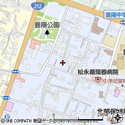 金光教中津教会周辺の地図