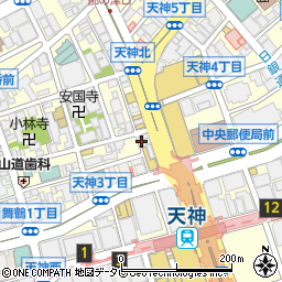 セイコー薬局　天神店周辺の地図