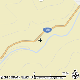 愛媛県喜多郡内子町日野川837周辺の地図