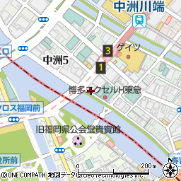 花関物産株式会社　花関ビル周辺の地図