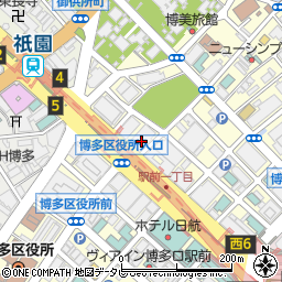 ローソン博多駅大博通り店周辺の地図